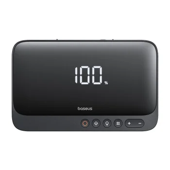 Baseus Super Energy BS-CH013 4in1 paleidėjas su kompresoriumi ir išorine baterija, juodas