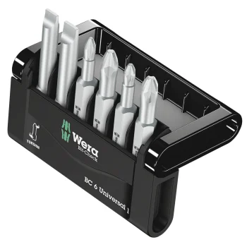 Sukimo antgalių rinkinys Wera Bit-Check 6 Universal 1, 6 vnt. (50 mm)