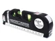 Laser Level with 2.5m Tape Measure and USB Charging, 3 Modes, Black