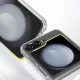 Dėklas Tech-Protect FlexAir Hybrid MagSafe skirtas Samsung Galaxy Z Flip 6 / 7 FE, skaidrus