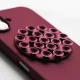 Silikoninis dėklas Silicone Stick skirtas iPhone 16 Pro 6,3\", bordo