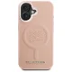 Karl Lagerfeld Initial & Metal Logo MagSafe dėklas telefonui iPhone 16, rožinis