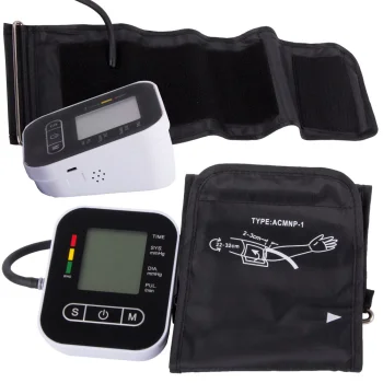 Elektroninis žasto kraujospūdžio matuoklis su LCD ekranu ir PSO klasifikacija