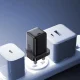 Sieninis įkroviklis Joyroom JR-TCG18 GaN 65W 1x USB-C (UK kištukas) - Juodas