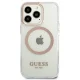 Guess Metal Outline Magsafe dėklas skirtas iPhone 13 Pro Max, auksinis