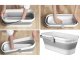 Large 10L Collapsible Silicone Basin Bucket, Folding Laundry Basket for Camping & Home
