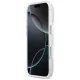Guess IML 4G Script Metal Phone Case Cover iPhone 17 Pro - White
