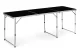 Sulankstomas turistinis stalas Multigarden, 180x60 cm, juodas