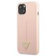 Guess Silicone Triangle dėklas iPhone 13 mini, rožinis