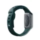 3mk silikoninis laikrodžio dirželis Apple Watch 42 / 44 / 45 / 49 mm, žalias