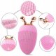 Electric Sonic Facial Cleansing Brush Massager ZX-1683, Purple