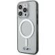 BMW iPhone 14 Pro Max Case Silver Ring MagSafe, Transparent