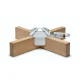 Krinner Kopenhagen Christmas tree stand up to 2.5 m, white/brown