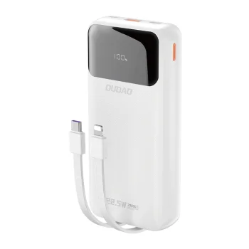Dudao K15Pro 20000mAh Išorinė baterija, 22.5W, balta