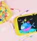 Bakalu KZ1025 Portable Drawing Board Book with Chalk Markers, Bear