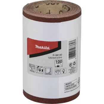 Šlifavimo popieriaus ritinėlis Makita P-38130, 120 mm x 5 m, K100