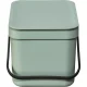 Brabantia Sort & Go šiukšliadėžė, 6 l, Jade Green