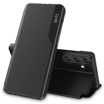 Samsung Galaxy A35 ( SM-A356E/DS ) Tech-Protect Smart View Book Case Cover, Black