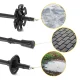 4Fizjo ACTIVE Mountain Goat Trekking Poles, Black