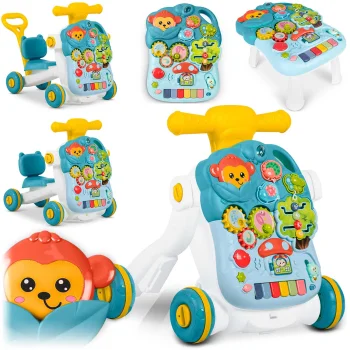 Ricokids 5-in-1 vaikštynė ir paspirtukas 781500, žalia