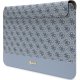Guess 4G Stripe Metal Logo nešiojamojo kompiuterio dėklas 14\", mėlynas