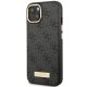 Guess 4G Logo Plate MagSafe dėklas iPhone 14 Plus, juodas