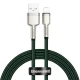 Baseus Cafule USB to Lightning laidas 2.4A, 1m, žalias