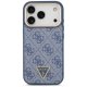 Guess 4G Triangle Logo MagSafe dėklas iPhone 17 Pro telefonui, mėlynas
