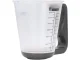 Electronic Kitchen Scale Measuring Cup with LCD Display, 1kg/1g, Black