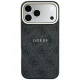 Guess Embossed 4G Classic MagSafe dėklas skirtas iPhone 17 Pro Max / 18 Pro Max, juodas