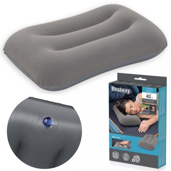 Bestway pripučiama veliūrinė pagalvė 42x26 cm