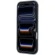BMW M Blue Perfo Metal Logo MagSafe dėklas iPhone 18 Pro / 17 Pro, juodas