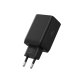 Tinklo įkroviklis Tech-Protect NC45W-GAN 2x USB-C 45W, juodas