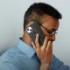 Dux Ducis Skin X2 atverčiamasis dėklas iPhone 14 Plus, juodas