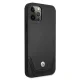 BMW dėklas iPhone 12 / 12 Pro telefonui Leather Perforate, juodas