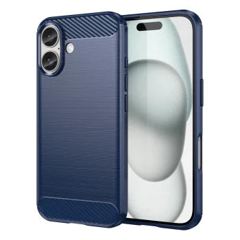 Case for iPhone 16 Plus Carbon Case, Blue