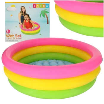 Intex 57107 Inflatable Kids Pool, Multicolor