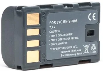 Extra Digital Battery for JVC BN-VF808, 800mAh