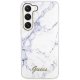 Guess Marble dėklas Samsung Galaxy S23+ baltas
