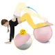 4FIZJO Gymnastic Rehabilitation Ball 75 cm with Pump, Pink