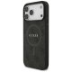 Guess 4G Ring Classic Logo MagSafe dėklas iPhone 17 Pro Max - juodas