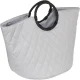 Skalbinių krepšys Reisenthel Loophome S, 42 x 40 x 42 cm, šviesiai pilkas (Rhombus Light Grey)