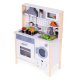 Medinė žaislinė virtuvėlė Ecotoys TL403005 su LED ir garsais