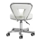 Kosmetinė pedikiūro taburetė Azzurro 9266, balta
