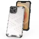 Smūgiams atsparus dėklas iPhone 14 Plus Honeycomb hibridinis, juodas