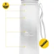 Sports Water Bottle 4FIZJO 650 ml Grey