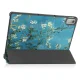 Lenovo Tab P11 Gen 2 (TB350FU) Trifold Tech-Protect SmartCase Protective Cover Case, Blue with Sakura
