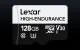 Atminties kortelė Lexar High-Endurance 128GB microSDXC LMSHGED128G-BCNNG