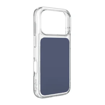 Puro Plate Mag dėklas telefonui iPhone 17 Pro su MagSafe, mėlynas
