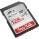 SanDisk Ultra SDXC 128GB 140MB/s UHS-I atminties kortelė (145159), juoda